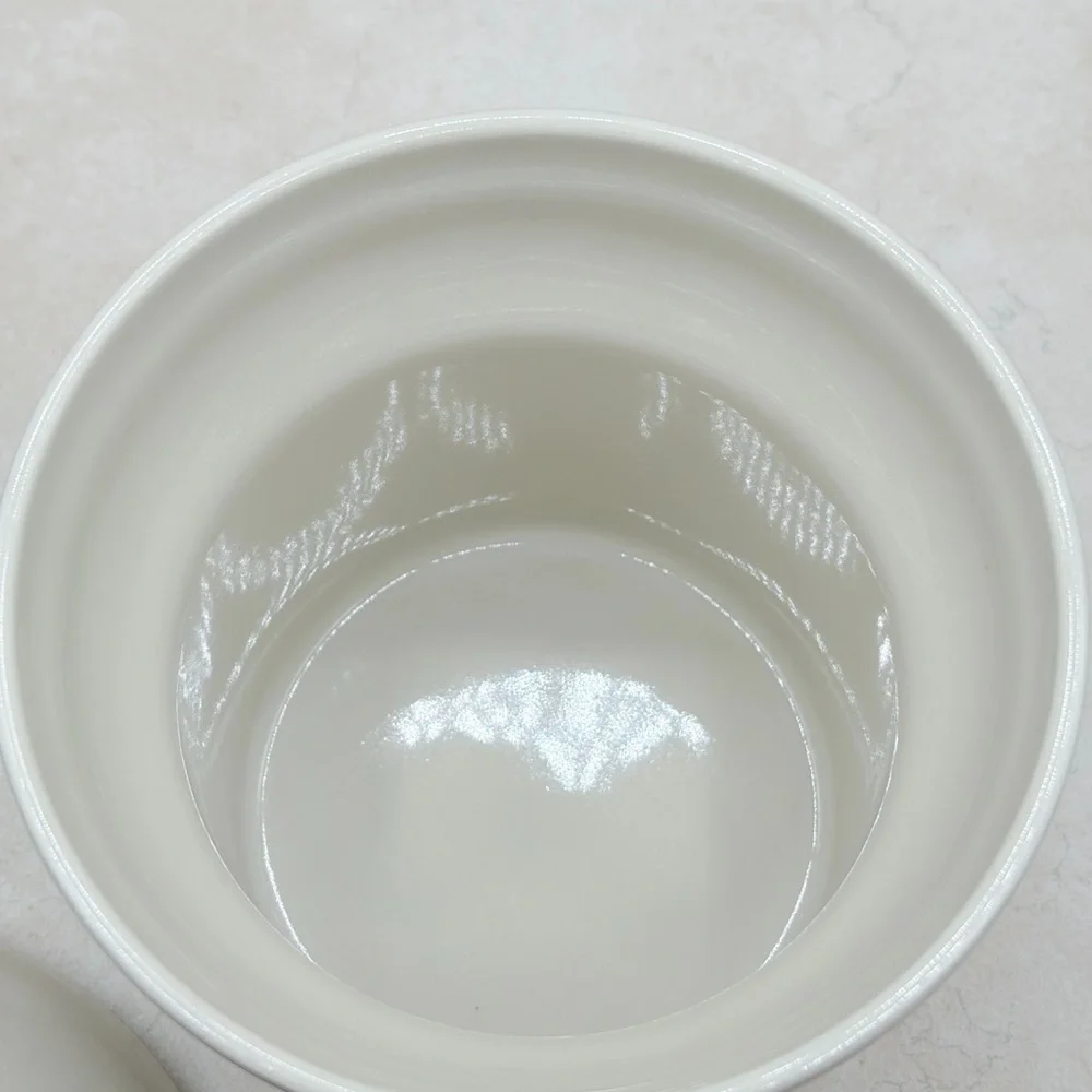 Ikea Off White Spinnarhaj Covered Stoneware Jar Retro Design Highly Collectible